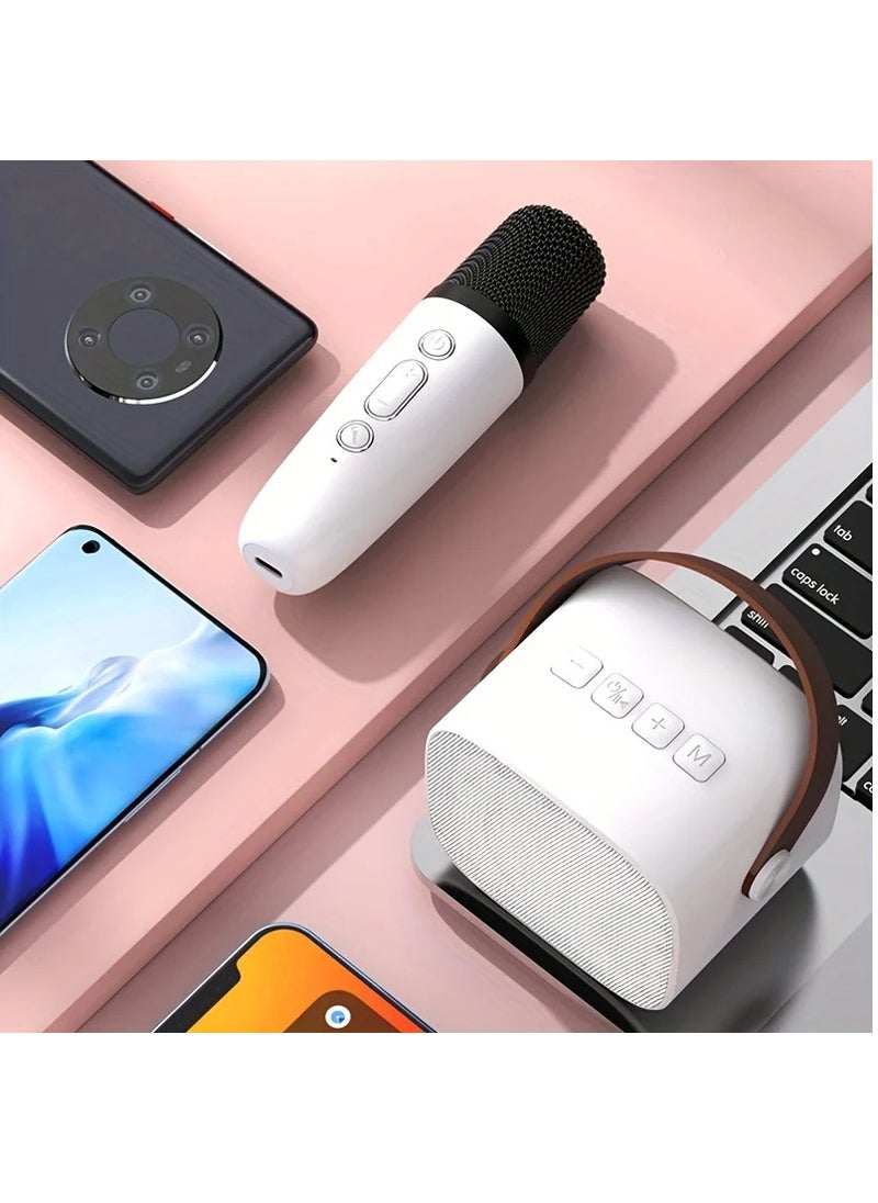 FlashHawk Portable Karaoke Speaker Kits,Mini Wireless Karaoke Speakers with 2 Pack Wireless Microphone for Home Outdoor Party  - Image 2