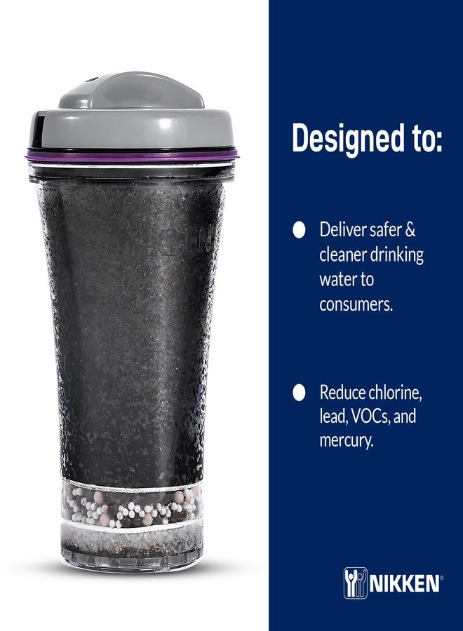 Nikken - PiMag Waterfall Filter Cartridge - Advanced Ionic Filtration, Copper Particles, Chlorine & Lead Reduction, pH Balance, Fresh Drinking Water - Image 5