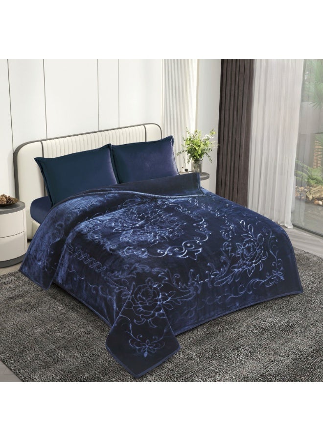 Roshen Winter double bed, 5 kg, engraved with a super soft texture, 200 x 240 cm cover.