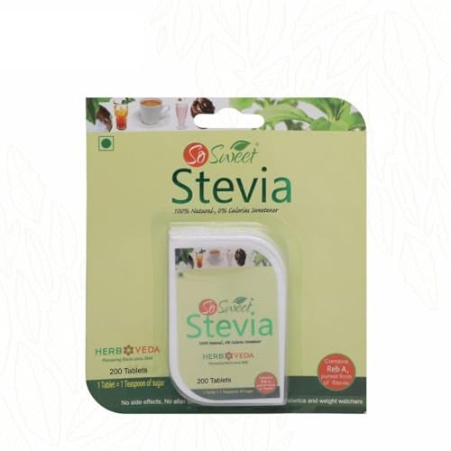 So Sweet Stevia Table 200 Sugar Free Natural Zero Calorie Sweeneter -Pack of 4 - Image 2