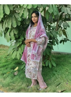 enzo plus Stitched Salwar Kameez with Dupatta  - Image 1