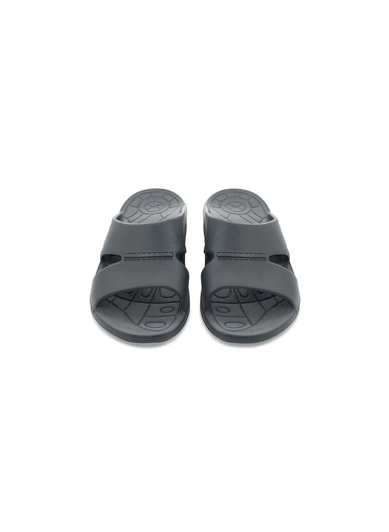 aetrex Bali Orthotic Slides For Men Charcoal