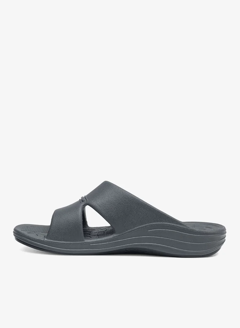 aetrex  Bali Orthotic Slides For Men Charcoal for Men | Best Price UAE