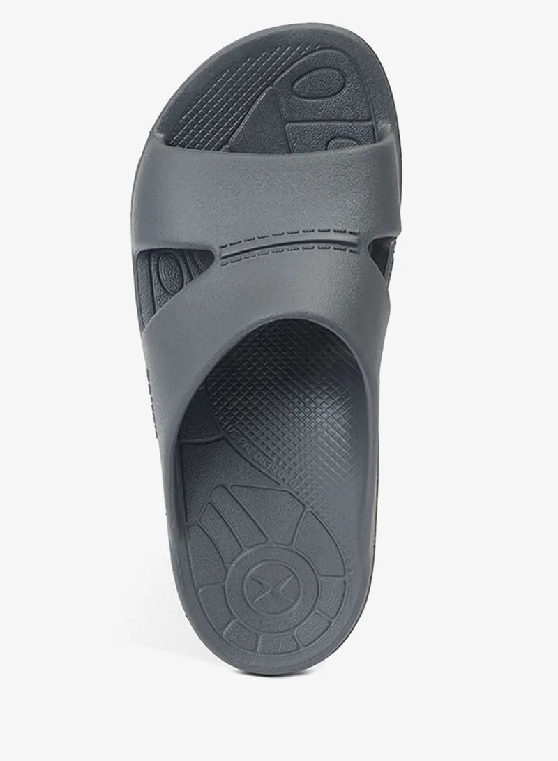 aetrex  Bali Orthotic Slides For Men Charcoal for Men | Best Price UAE
