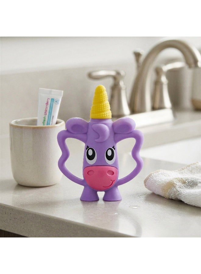 Playgro Stella's Massaging Toothbrush – Baby Teething Toothbrush with Soft Silicone Bristles, Gentle Gum Massage for Infants & Toddlers, Easy-Grip Handle for Oral Care Training - Image 5
