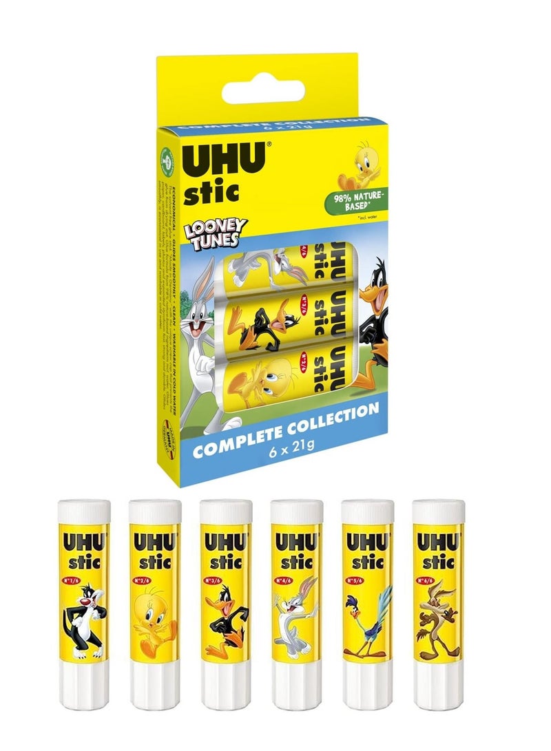 UHU 6-Piece Glue Stick 21gm Content - Image 1