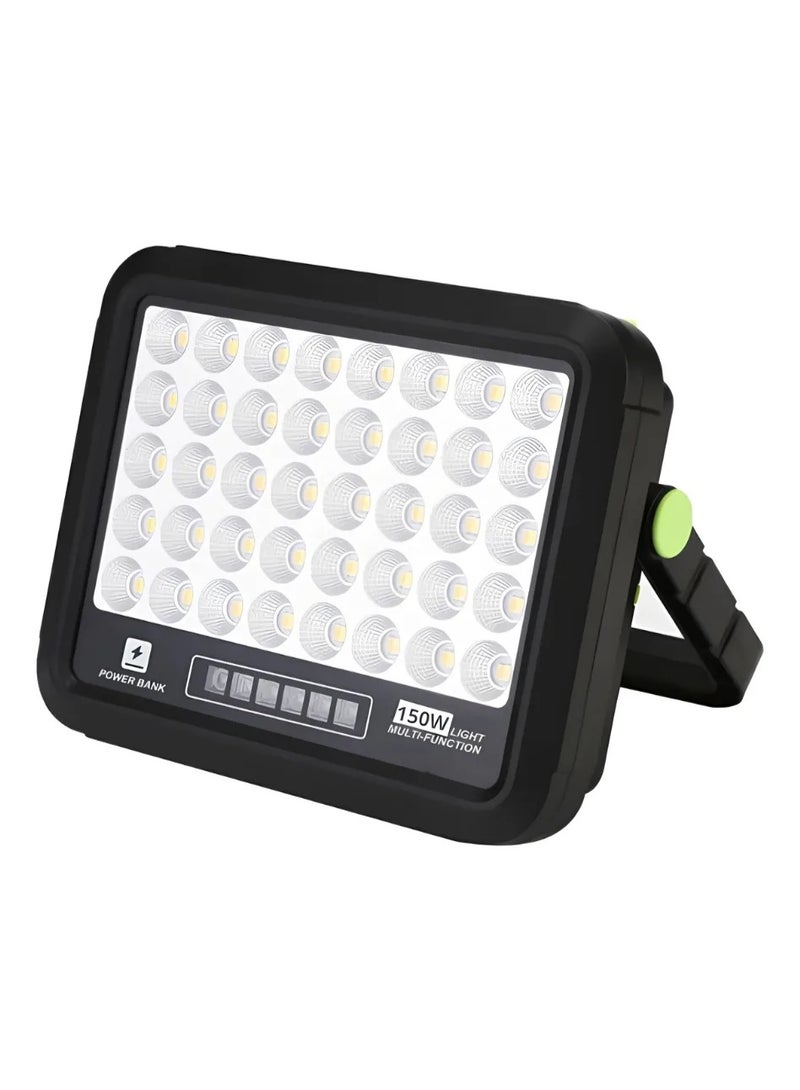 BlueFire Emergency Solar Floodlight 150W with 4500mAh Power Bank – Portable, Waterproof, Adjustable Lighting for Camping, Outdoor Activities, and Home Emergencies - Image 2