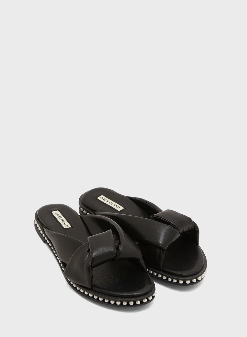 RIVER ISLAND Casual Low Heel Sandals