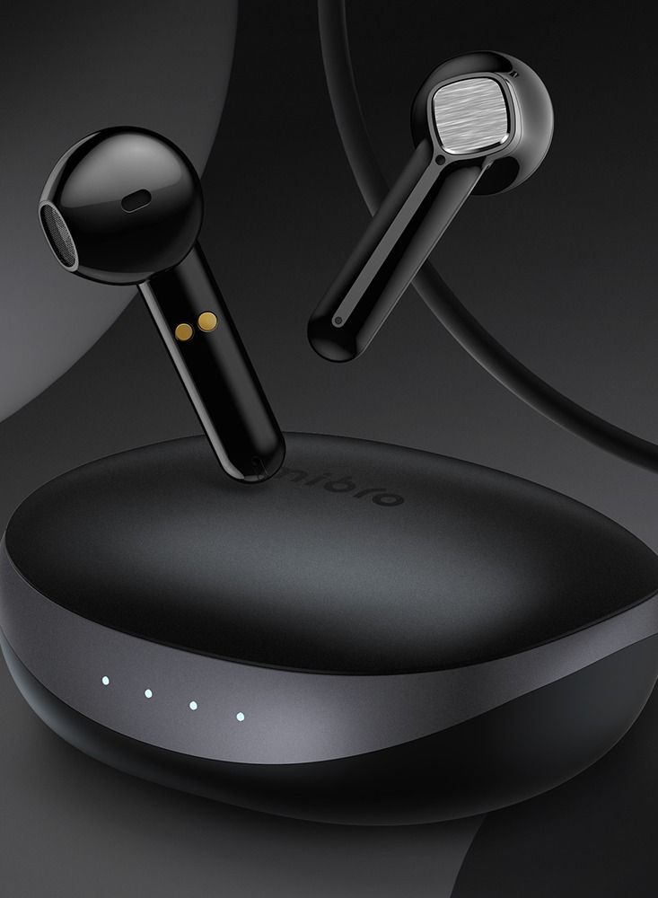 Mibro Wireless Bluetooth 5.3 Headset IPX5 Water Resistant Headset Black  - Image 3