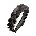 XXFBJNMD Nonslip headbands 3 strands Synthetic Hair Plaited Headbands Braid With Teeth Hair Band Accessories Messy Vintage Braid Headbands for Wedding Party Dating Dinner Ladies and Girls - Image 2