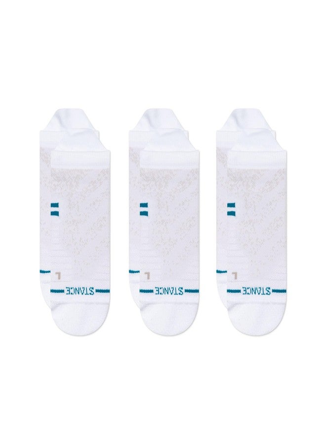 Stance Icon Athletic Tab Socks for Men and Women, White, Small - Image 1