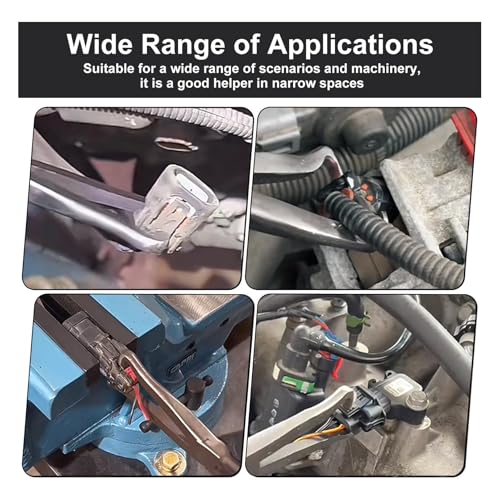 DIANZHU Electrical Disconnect Pliers 37960, Electrical Connector Separator 13120, 8in Automotive Tools Electrical Connector Pliers, Automotive Tools for Push Tab Style Plugs (2-Piece Set) - Image 4