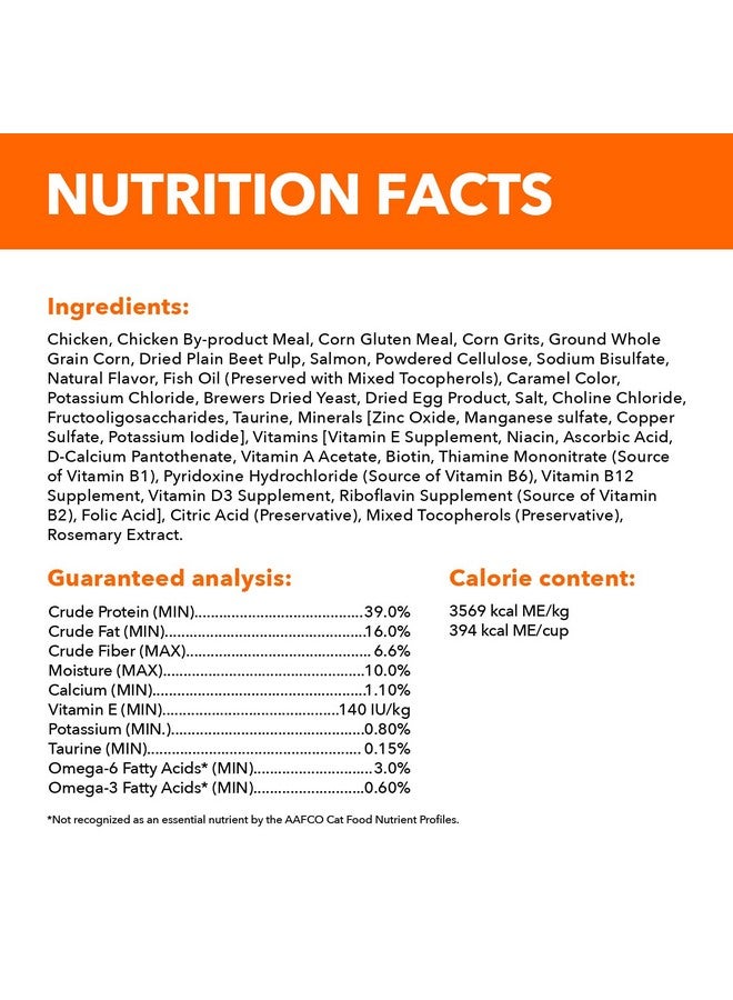 IAMS Proactive Health Long Hair Care Adult Dry Cat Food with Real Chicken & Salmon, 6 lb. Bag - Image 5