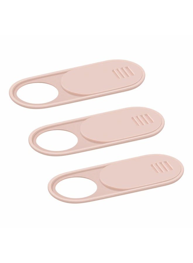 AFN Webcam Camera Cover Slide, Webcam Cover for Laptop 0.028-Inch Ultra-Thin Webcam Cover Blocker, Protect Your Privacy and Security (Pink - 3 Pack) - Image 1