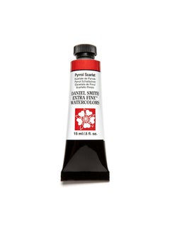 Daniel Smith Daniel Smith Extra Fine Watercolor 15ml Paint Tube, Pyrrol Scarlet  - Image 5