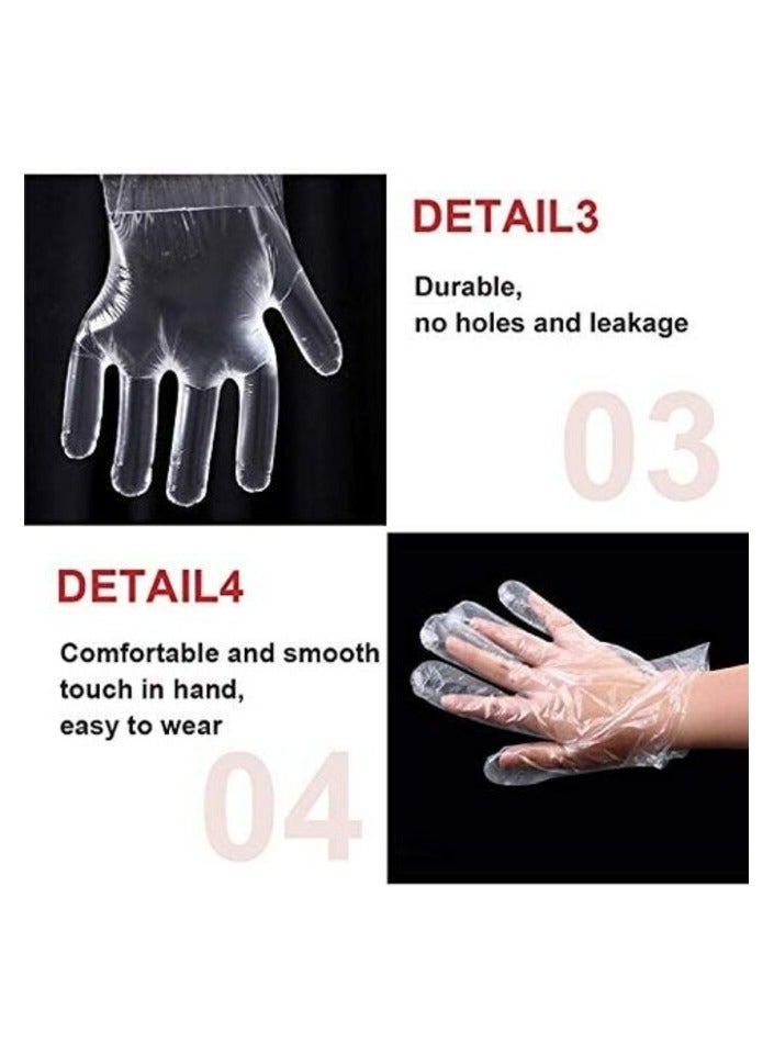 Promass 500Pcs Plastic Disposable Gloves - Image 3