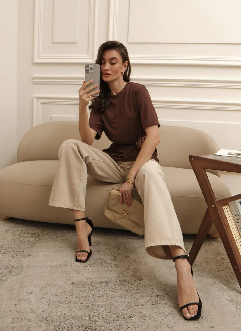 Lichi  Loose-fitting jersey T-shirt for Women | Best Price UAE