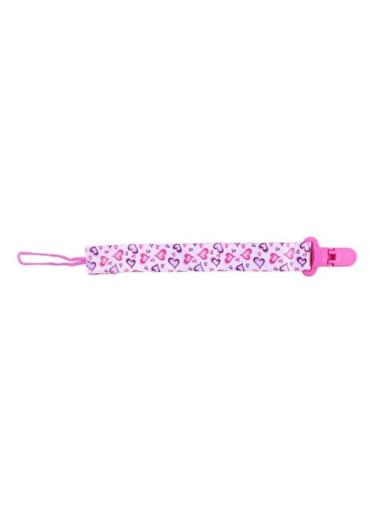 Pixie Pem14 Heart Print Pacifier Holder - Image 1