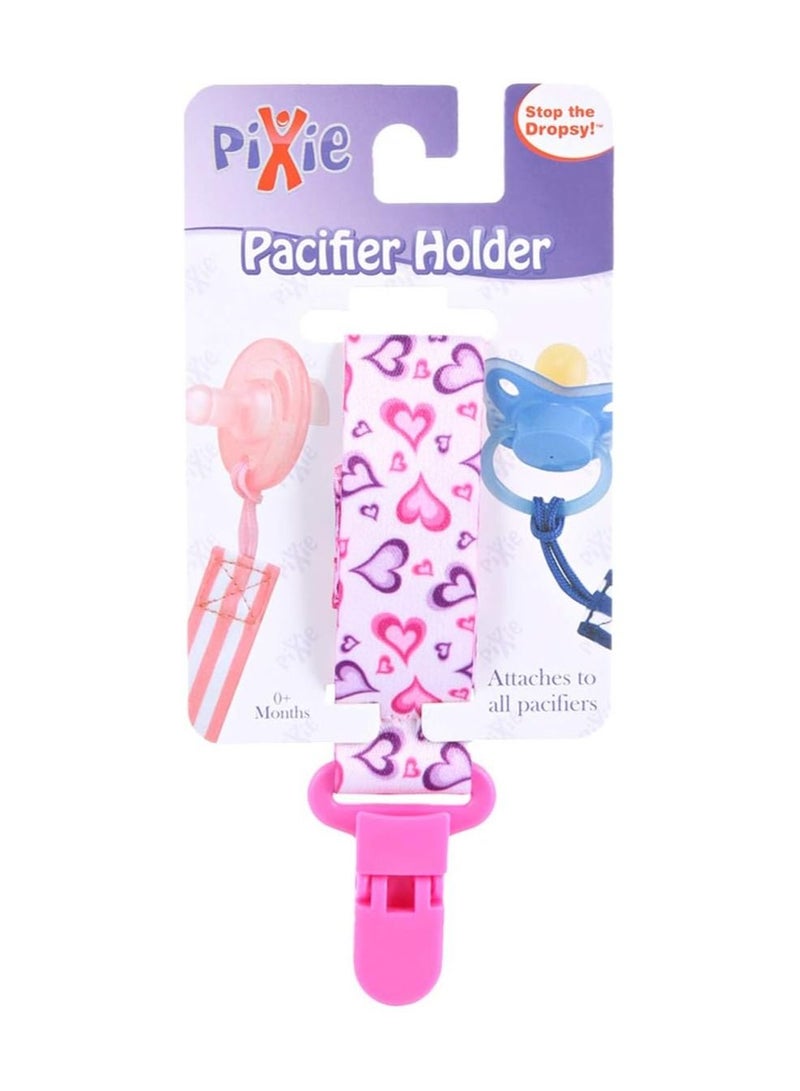 Pixie Pem14 Heart Print Pacifier Holder - Image 4