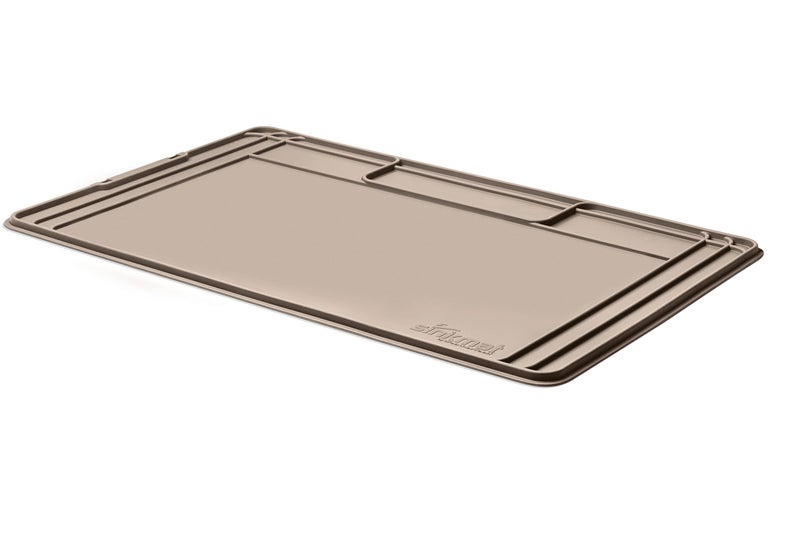WeatherTech SinkMat â€“ Waterproof Under Sink Liner Mat for Kitchen Bathroom â€“ 28â€ x 19â€ Inches - Durable, Flexible Tray â€“ Home undersink Organizer Must Haves, Tan - Image 4