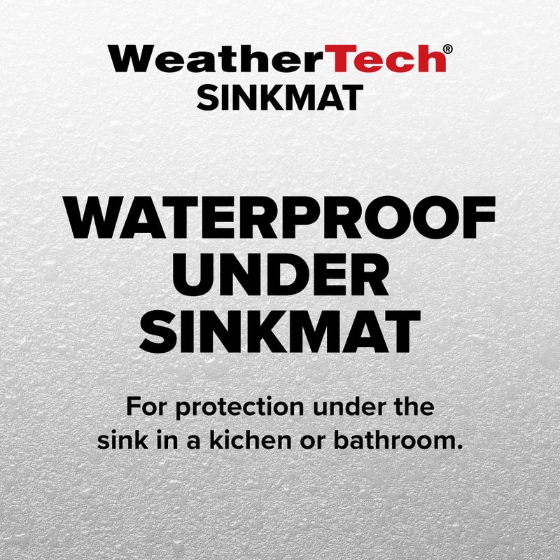 WeatherTech SinkMat â€“ Waterproof Under Sink Liner Mat for Kitchen Bathroom â€“ 28â€ x 19â€ Inches - Durable, Flexible Tray â€“ Home undersink Organizer Must Haves, Tan - Image 3