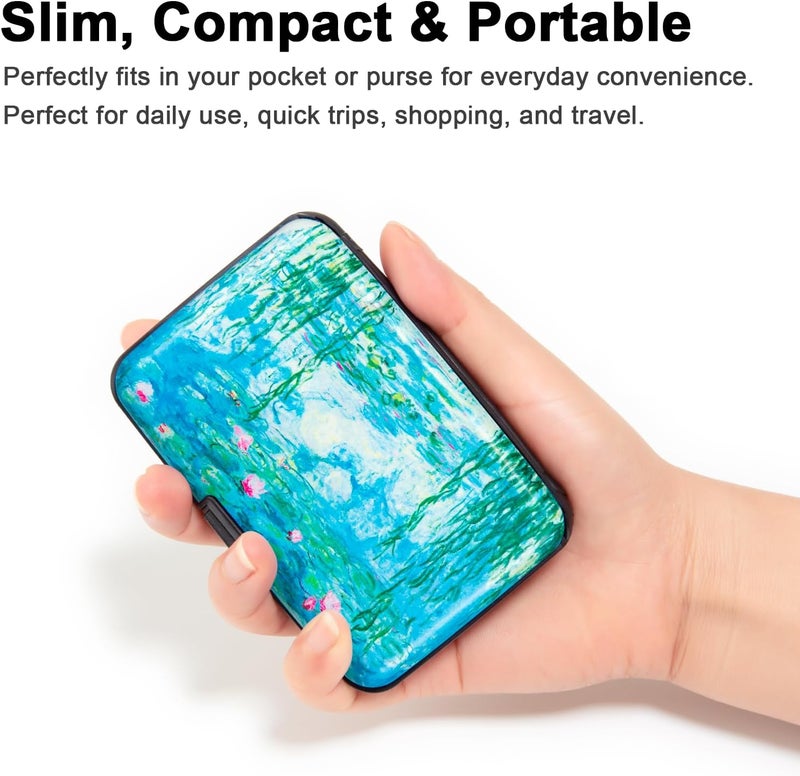 Kaabao Credit Card Holder Small RFID Blocking Wallet Business Metal Slim Mini Aluminum Hard Case for Women Men - Image 2