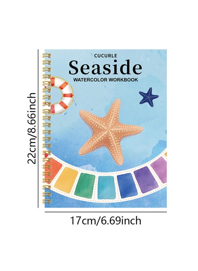 S New Product Watercolor Workbook Watercolor Special Coloring Book Watercolor Exercise Book