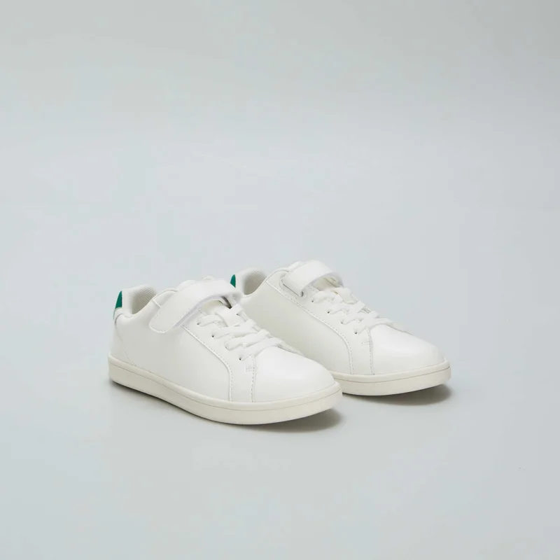 Kiabi Low-Top Synthetic Trainers White