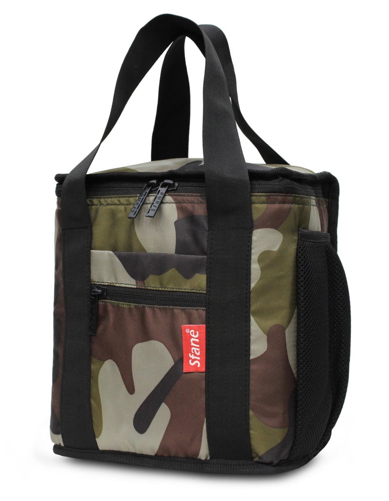Sfane Insulated Mulicolor 9.50 inches Lunch/Tiffin Bag. - Image 2