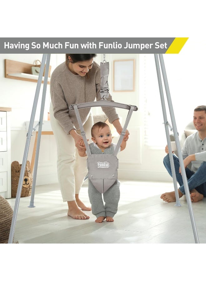FUNLIO Baby Door Hopper with Stand for 6-24 Months - Image 2