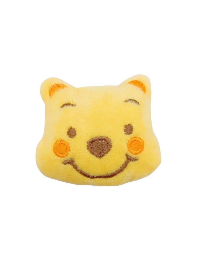 Direct Korean Version Of Cute Pooh Strawberry Bear Clothes Accessories Shoes Socks Leggings Headdress Decorations Cotton-Color:Winnie The Poohs Brooch  - Image 5