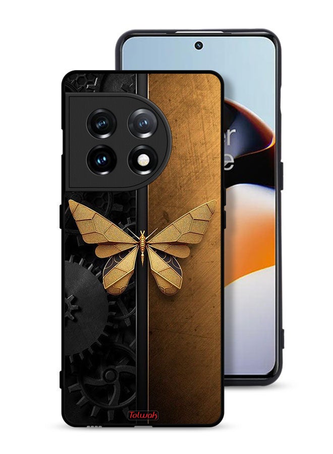 Tolwak OnePlus 11 5G Protective Case Cover Steel Butterfly - Image 1