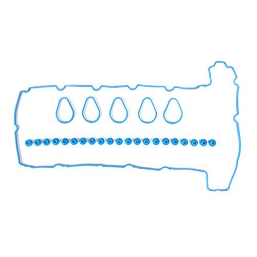 MPLUS OE SOLUTION AUTOPARTS Mplus VS50703R Engine Valve Cover Gasket Set replace 04-06 for Chevrolet Colorado & for GMC Canyon / 06 for Hummer H3 & Isuzu I-350 3.5L L5 - Image 1
