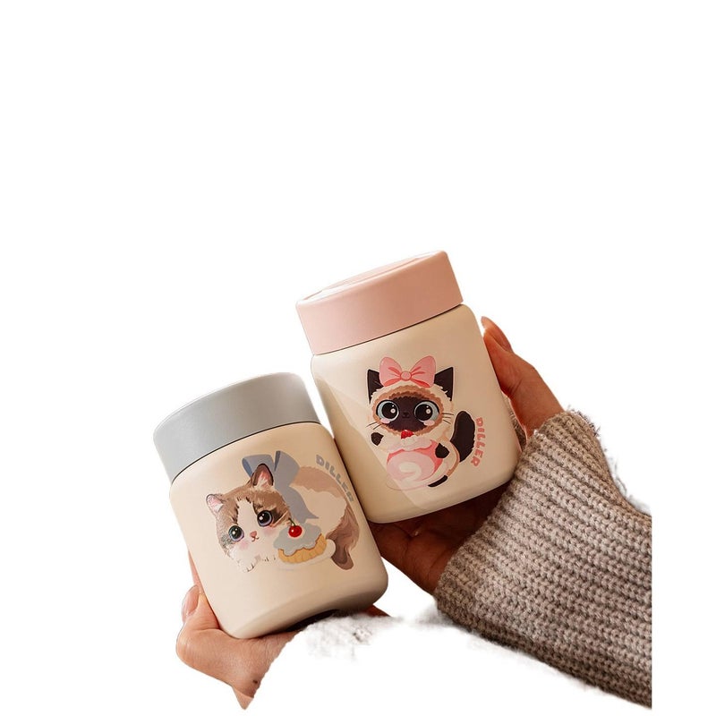 قارورة مياه معزولة، ستانلس ستيل، 150 ml، مناسب للتنقل من الستانلس ستيل - Image 1