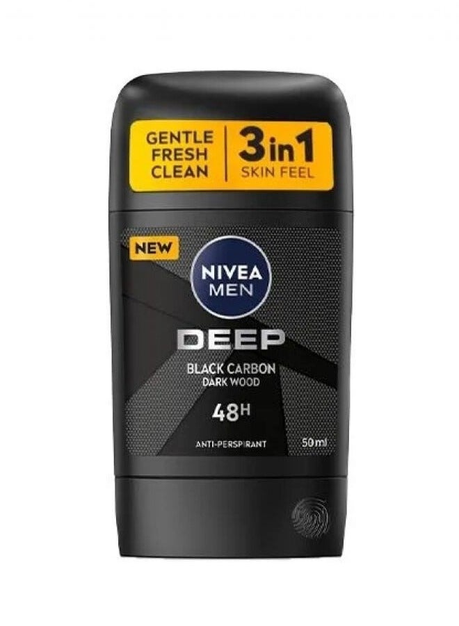 نيفيا مين نيفيا مزيل عرق ستيك ديب بلاك كربون 50 مل