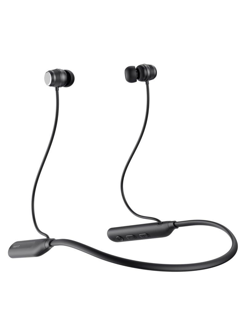 Havit E529BT Audio series Bluetooth earphone - Black (6M) - Image 1
