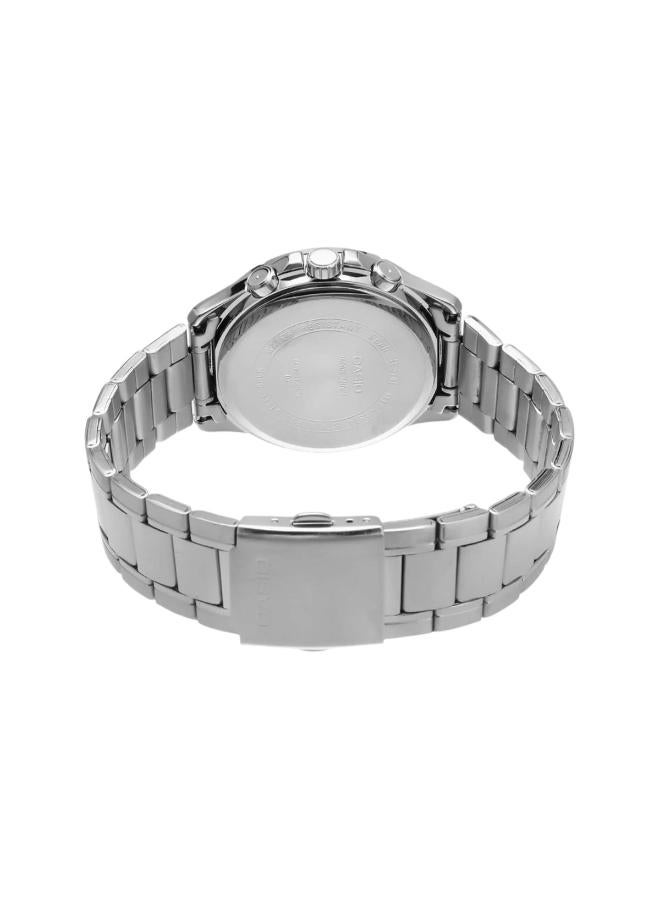 كاسيو ساعة كرونوجراف من الفولاذ المقاوم للصدأ MTP-1374D-1A3VDF - Image 2