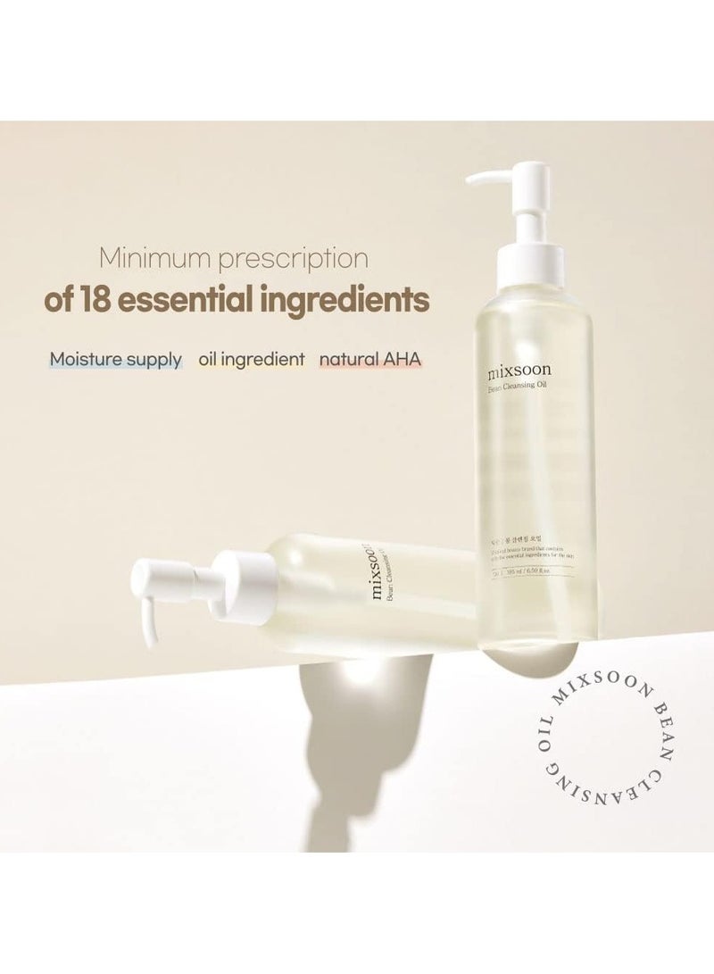 mixsoon Bean Cleansing Oil 6.59 fl oz / 195ml Korea Glass Skin Care  - Image 4
