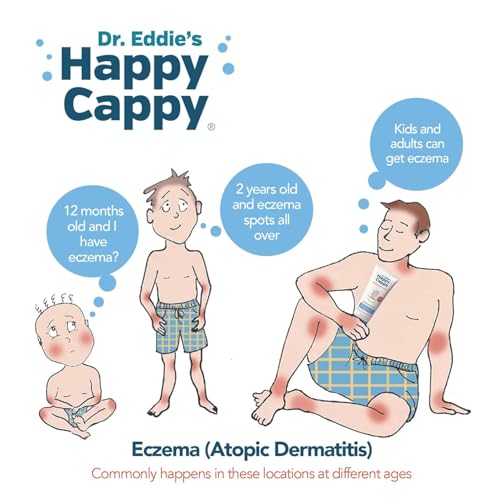 Happy Cappy Medicated and Daily Shampoo and Beanie Brush Bundle - Baby Dandruff Shampoo, Cradle Cap Brush for Babies, Toddlers, Helps Cradle Cap and Seborrheic Dermatitis, Fragrance-Free - 3 Pieces - Image 2