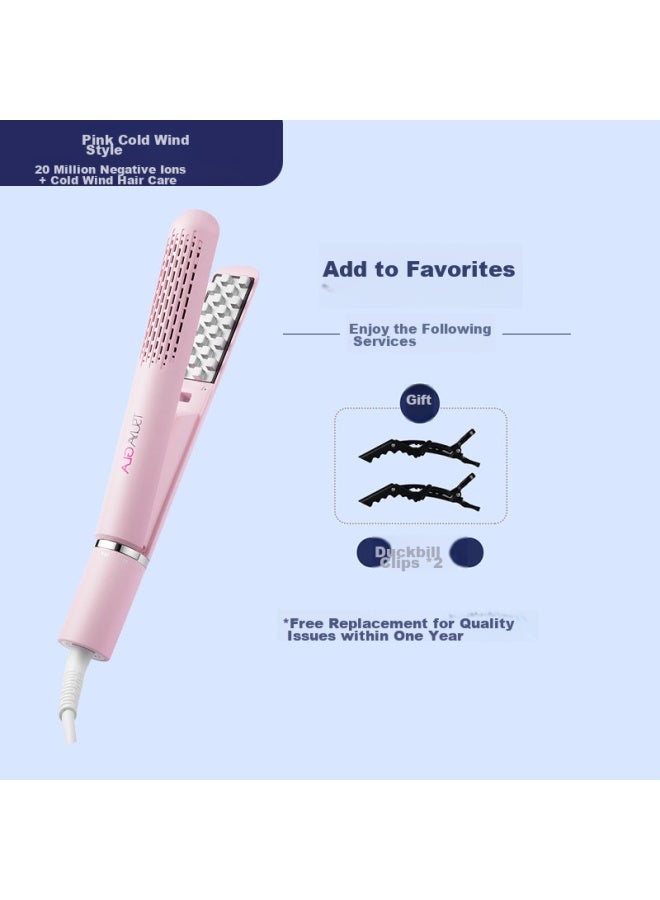 TSUYAGLA Cuiya Corn Curling Iron, High Crown Corn Silk Clip, Cold Air Negative Ion Hair Straightener, Women's Hair Protection Corn Straightener T21 Pink, 520 Birthday Gift - Image 5