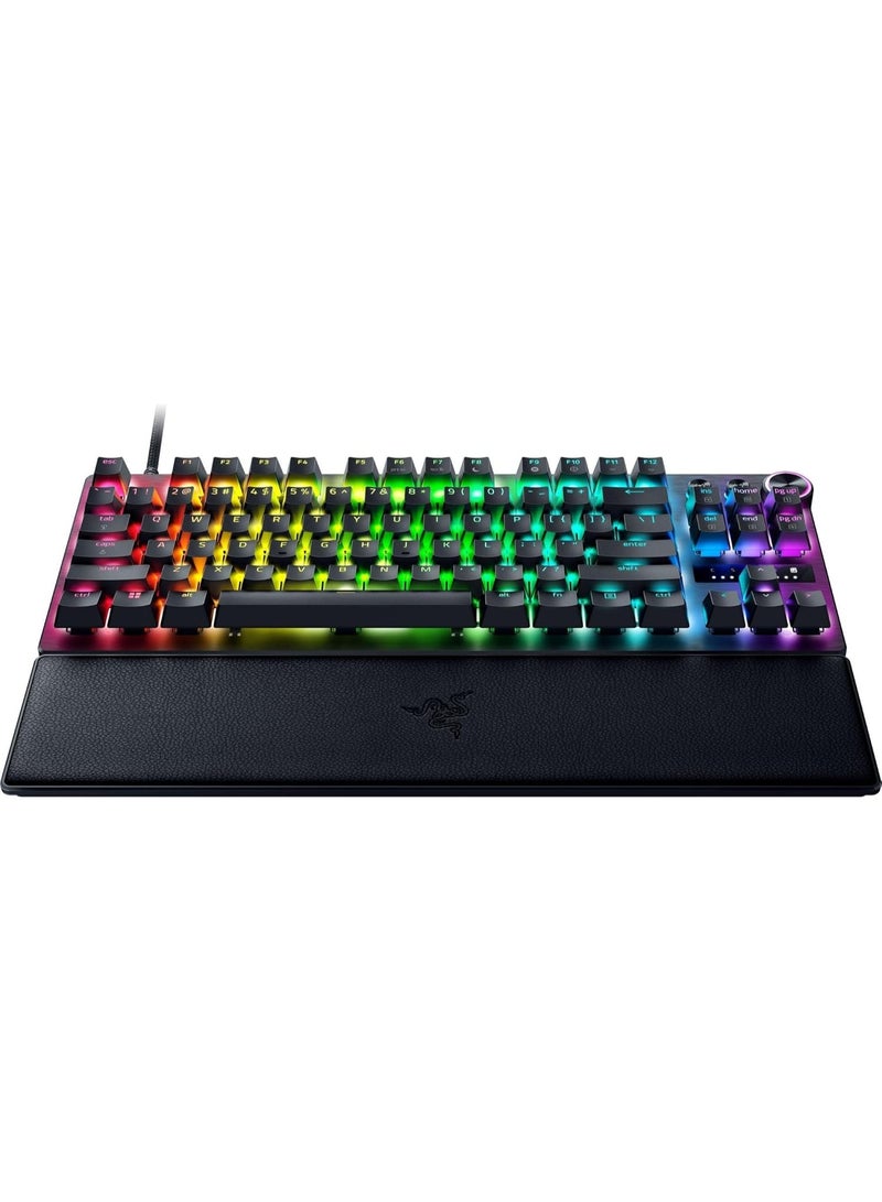 RAZER Huntsman V3 Pro 8KHz Analog Optical Esports Black Gaming Keyboard With Wrist Rest, Razer Analog Optical Switches Gen-2, Razer Snap Tap, True 8000 Hz HyperPolling | RZ03-05530100-R3M1 black - Image 1