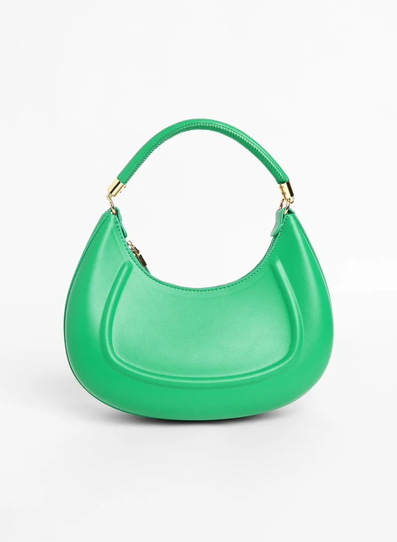 Haute Sauce The Curve Hand Bag - Shamrock Green
