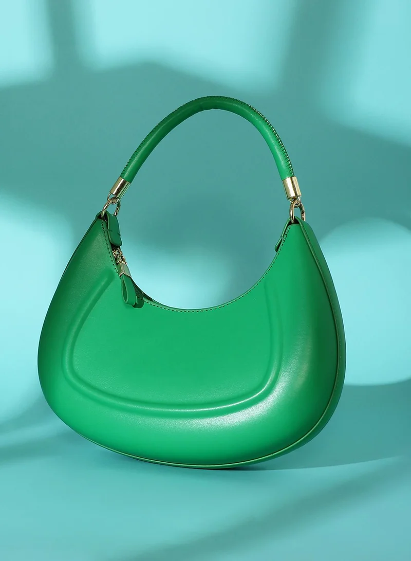 Haute Sauce The Curve Hand Bag - Shamrock Green
