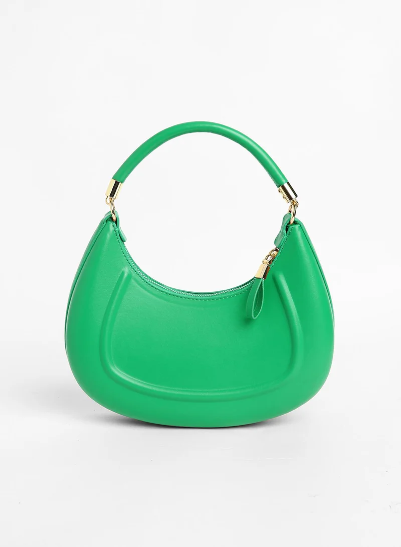Haute Sauce The Curve Hand Bag - Shamrock Green
