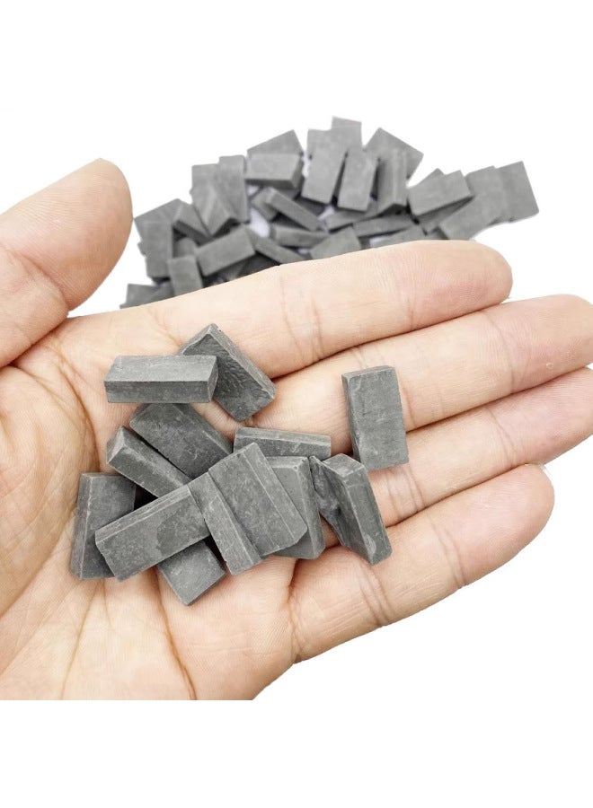 1 To 16 Model Brick Mini Simulation Small Red Brick Handmade DIY Micro Landscape Sand Table Building Building House Toy-Color:16 Red Six-sided Bricks (1 Piece)  - Image 5