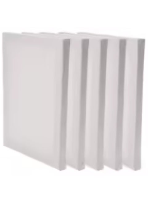 Blank Canvas Stretched on Frame White 20x15 cm
