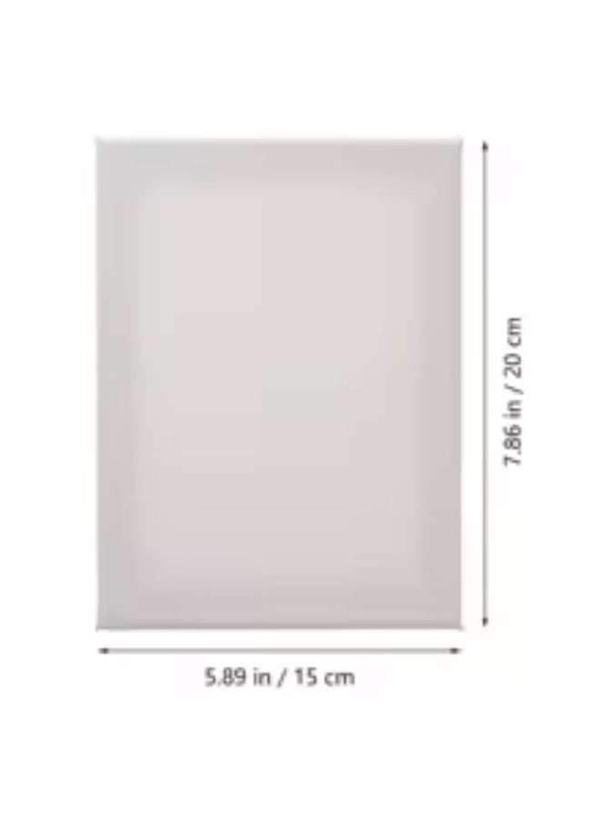 Generic - Blank Canvas Stretched on Frame White 20x15 cm - Image 1