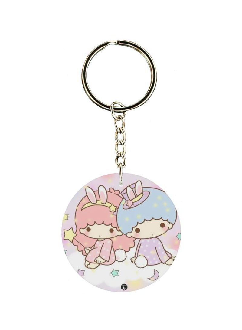 RKN Cartoon Printed Double Sided Keychain