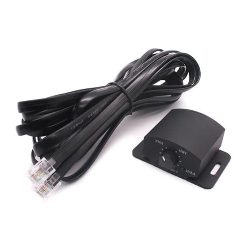lweiyupeixx Amplifiers Tuner Car Volume Controller Amplifier Replacement Bass Knob Control Remote 6Pin Subwoofer Remote Volumes Adjustment Control Knob for Speakers - Image 1