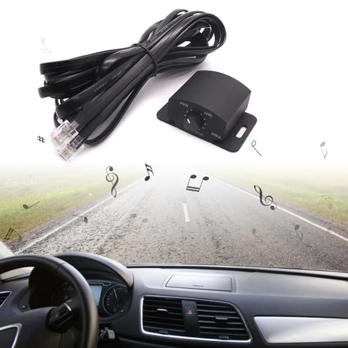 lweiyupeixx Amplifiers Tuner Car Volume Controller Amplifier Replacement Bass Knob Control Remote 6Pin Subwoofer Remote Volumes Adjustment Control Knob for Speakers - Image 2